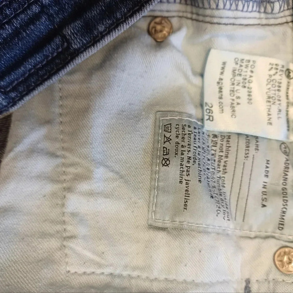 Adriano Goldschmied Washed Denim Skinny Jeans Size 26 - Picture 11 of 12